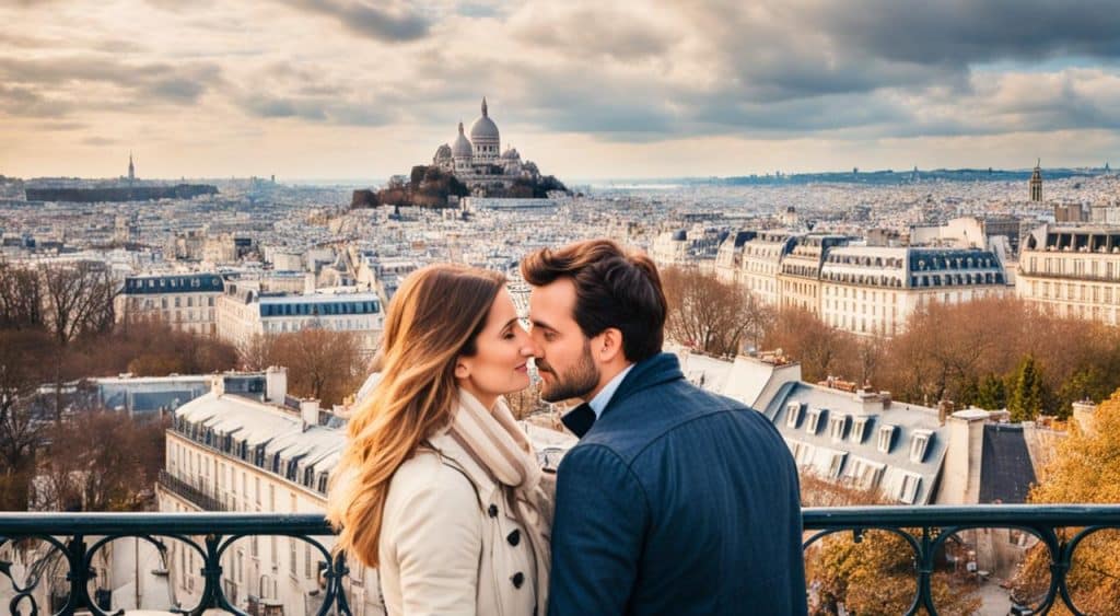 balade romantique à Montmartre